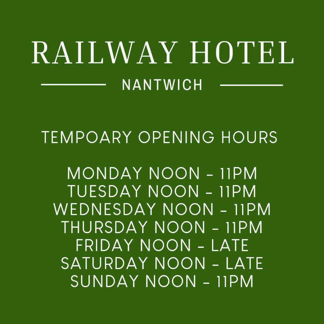 The Railway Hotel Nantwich Exteriér fotografie